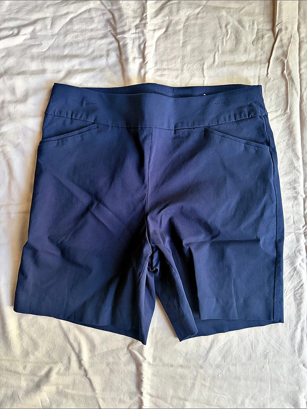 Perfect Stretch by Chico's Perfect Stretch Women's Blue Bermuda Shorts Size 2